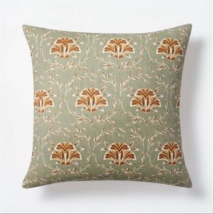 Floral Square Throw Pillow(set of 2)